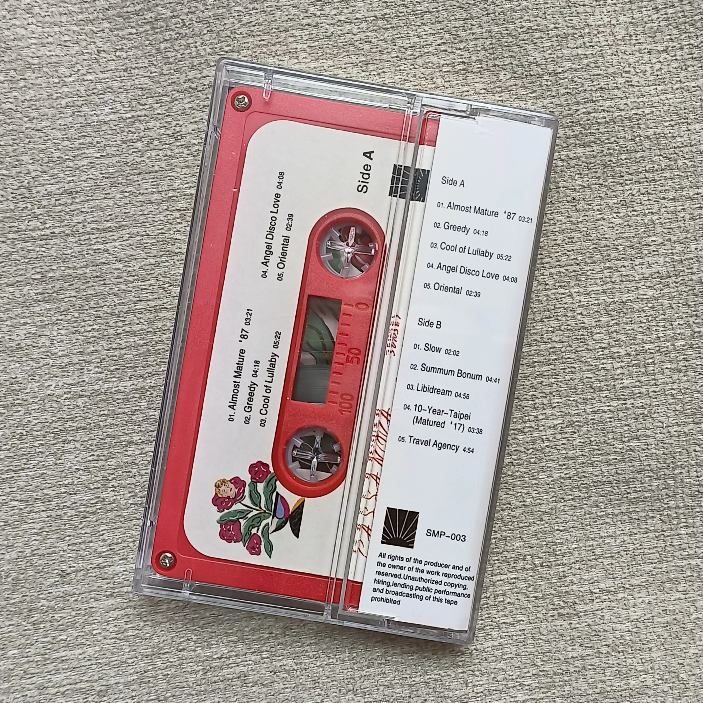 POP Sunset Rollercoaster Music Magnetic Tape Cassa Nova Album