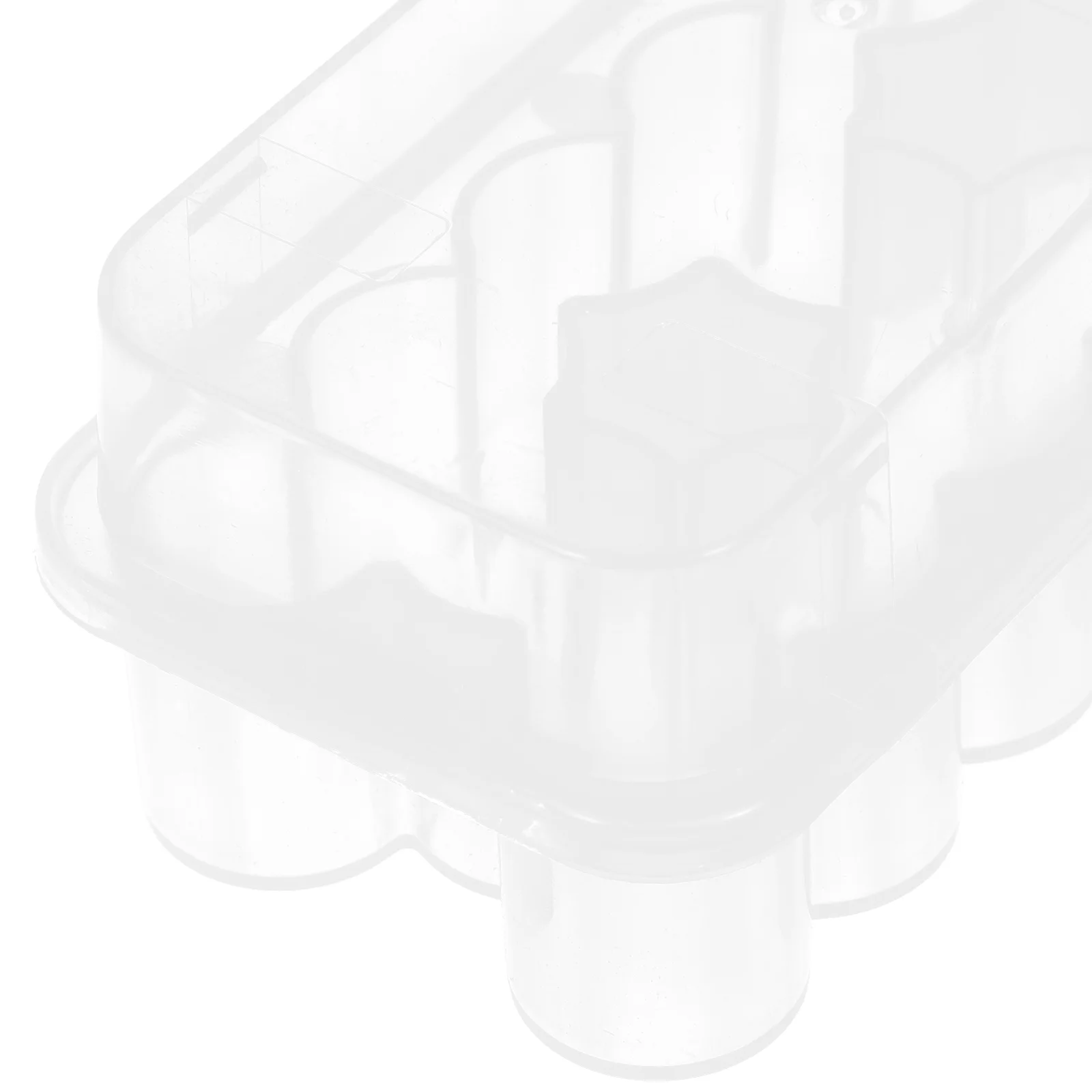 Plastic Case Box Durable Secure Portable Plastic Vial Shelf Test Tube Rack Essential Oils Storage Home ganization