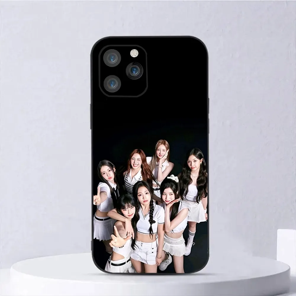 Kpop-Inspired M-Monster Soft Silicone Black Phone Case
