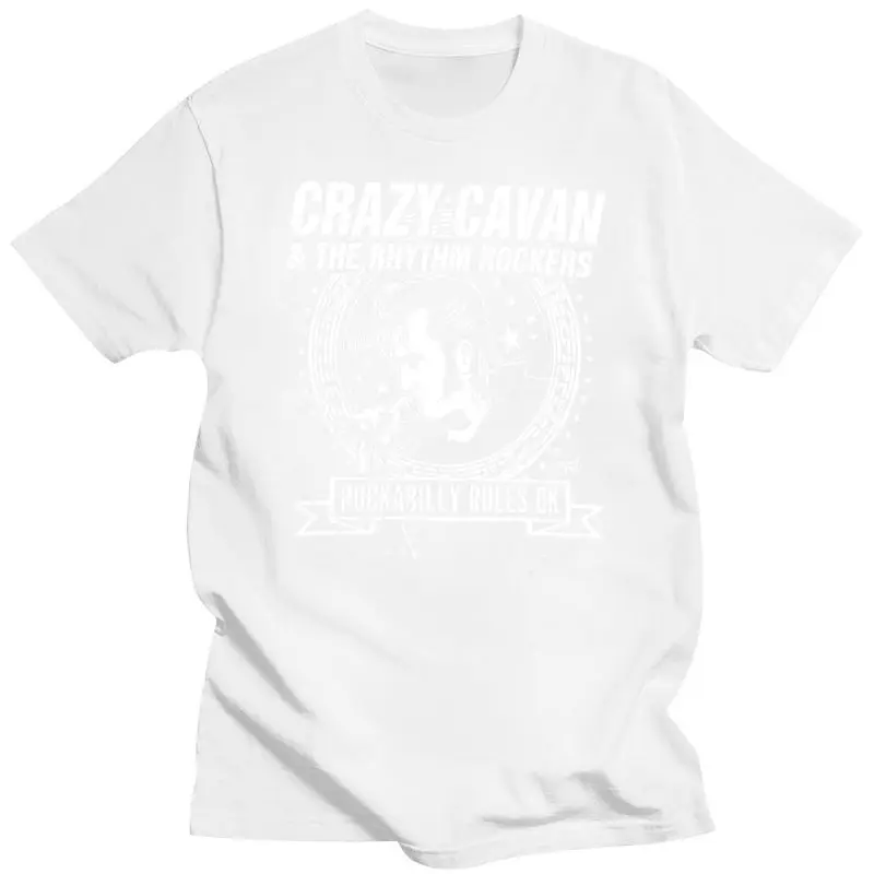 Mens Clothing Popular CRAZY CAVAN Concer Band Mens Black T-Shirt S-3XL