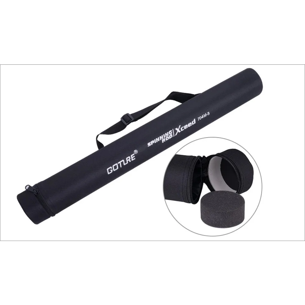 Tube de protection pour canne à pêche portable Goture, résistant aux chocs, sac de voyage pêche