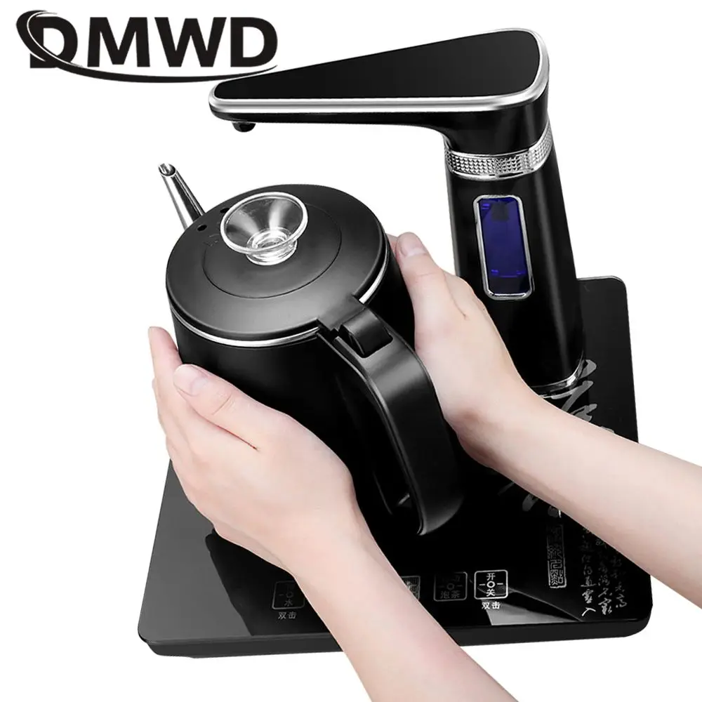 DMWD 110V Automatic Pump Water Machine Electric Kettle Tea Maker Heating Pot Office Boiler Desktop Drinking Dispenser US Plug 3