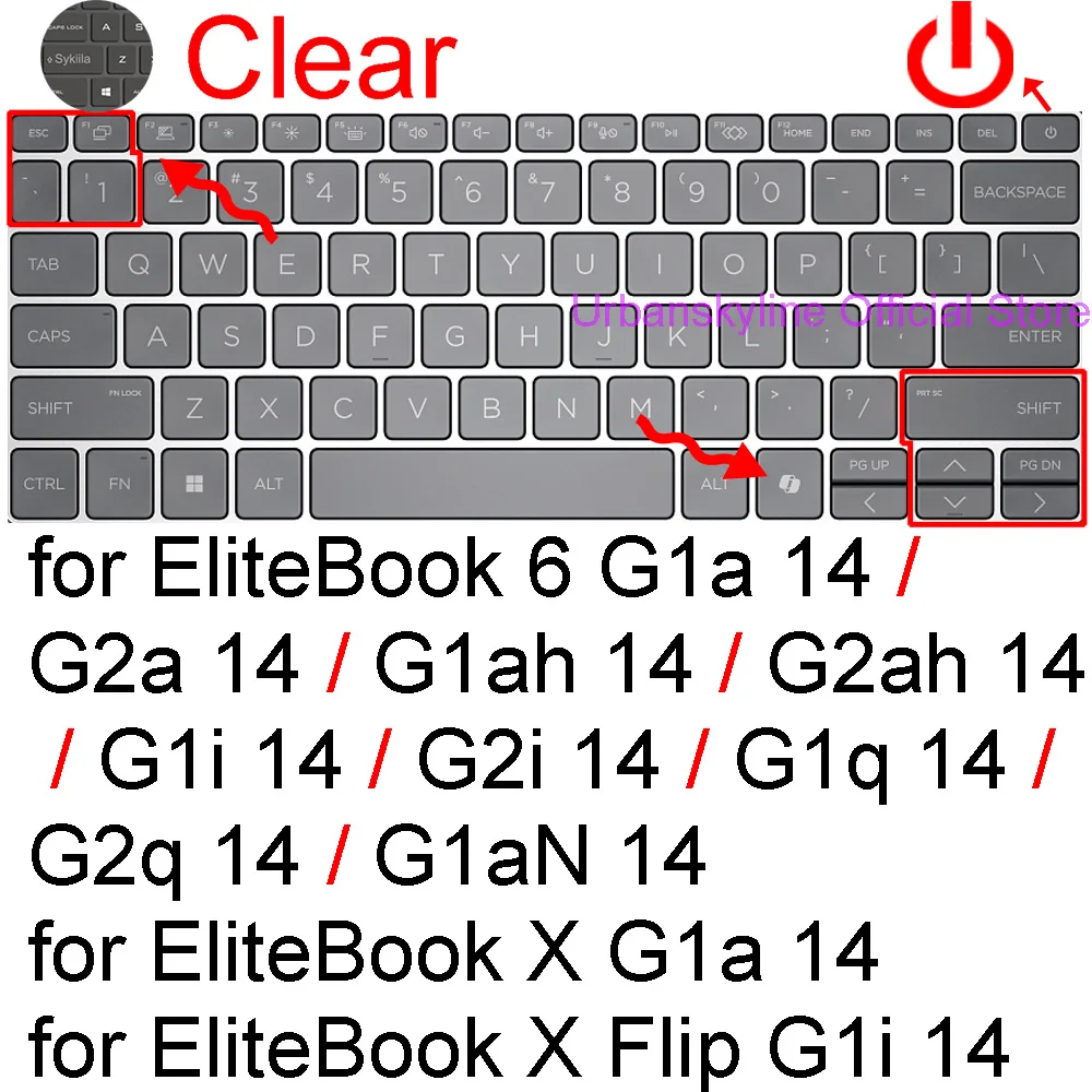 Premium Keyboard Cover Protector Skin Case for Laptops and Notebooks
