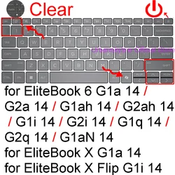 Premium Keyboard Cover Protector Skin Case for Laptops and Notebooks (Clear)