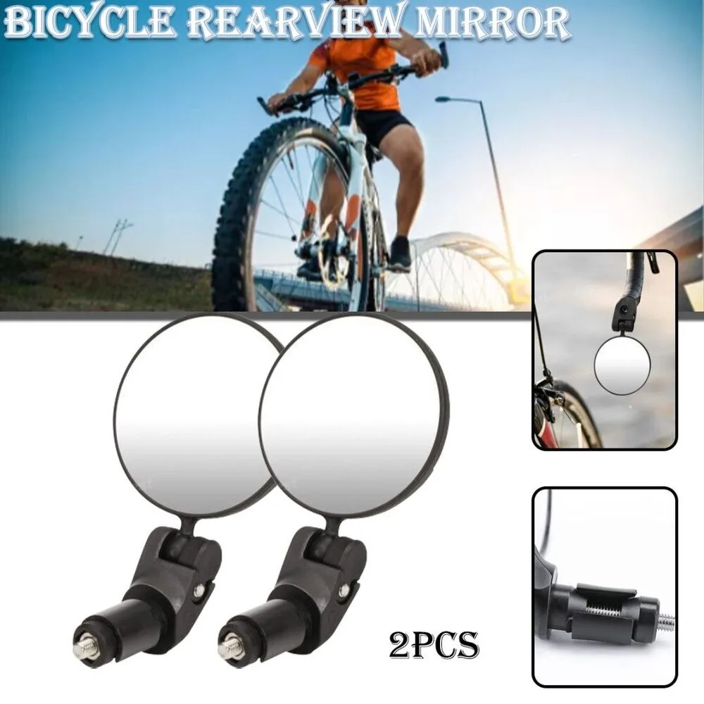 Adjustable Bicycle Childrens Bike Helmets Rearview Mirror - Mini Reflector With Multi-Angle Compatibility - Cycling Equipment Part