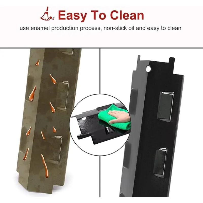 1/2/3/4pcs Adjustable Grill Heat Plate Shield Heat Tent Replacement Parts For BBQ Gas Grill Heat Plate Shield Tent Burner Cover 5