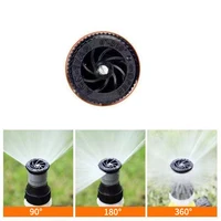 Garden Sprinkler 360° Rotation Irrigation Watering System Agriculture Ground Automatic Tube Adjustable Plug Buried Atomization 6