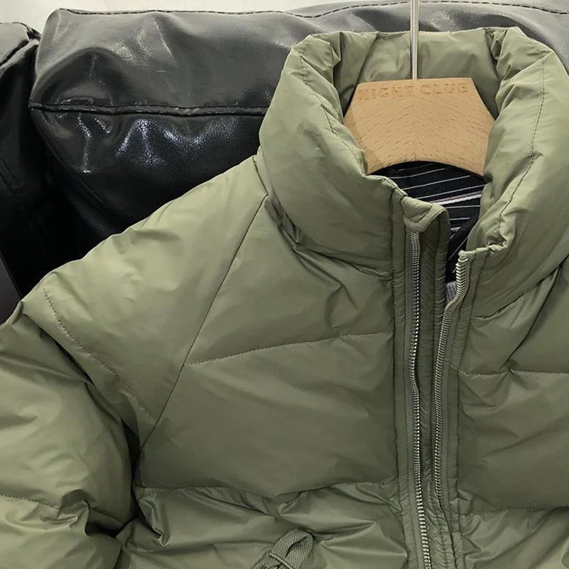Korean Versatile New Stand-up Collar Down Jacket Men's Short Padded Coat Warm Fashion Stylish Light Casual Trendy Top Urban