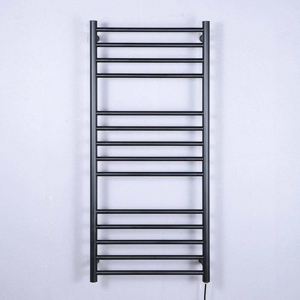 Luxury Towel Warmer Rack Ul Bathroom Black Ladder Electronic Towel Warmer Thermostat