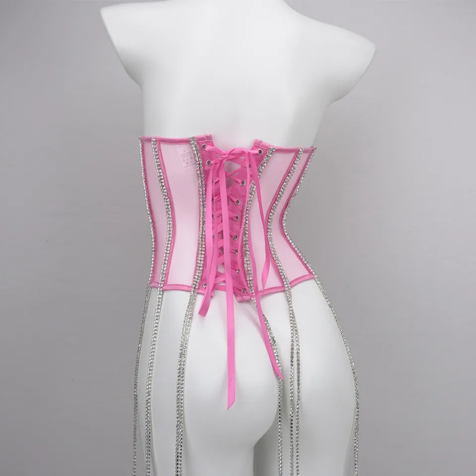 2026 - Corset Pour Femme - Haut à Lacets En Satin - Bustier - Grande
