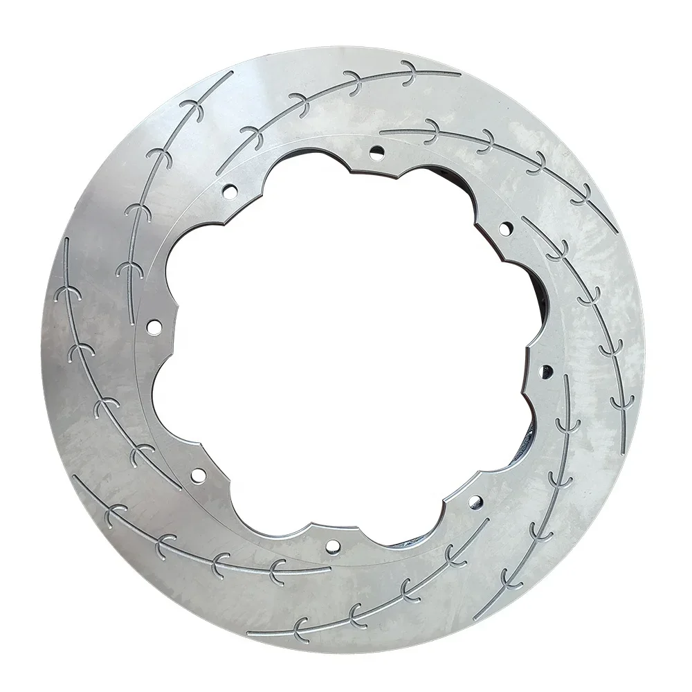 380mm/390mm Sports Car Slotted Safety Brake Disc For Nissan GTR R35 Brake Rotors 2pcs