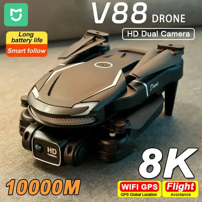 Xiaomi mijia v88 drohne 8k 5g gps profession elle hd luftaufnahme fernbedienung flugzeug hd dual kamera quadcopter spielzeug uav