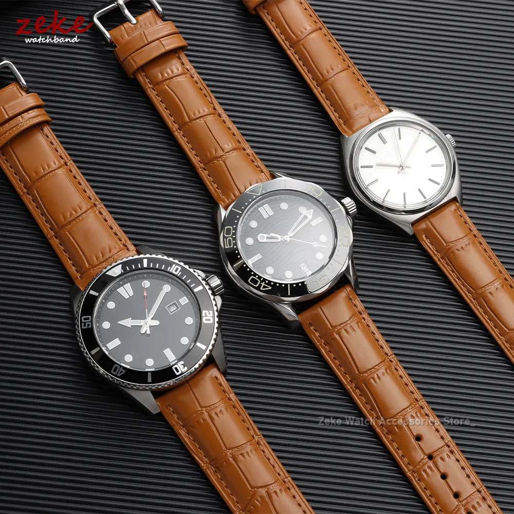 Elegant Leather Watch Band - Universal Slim Strap