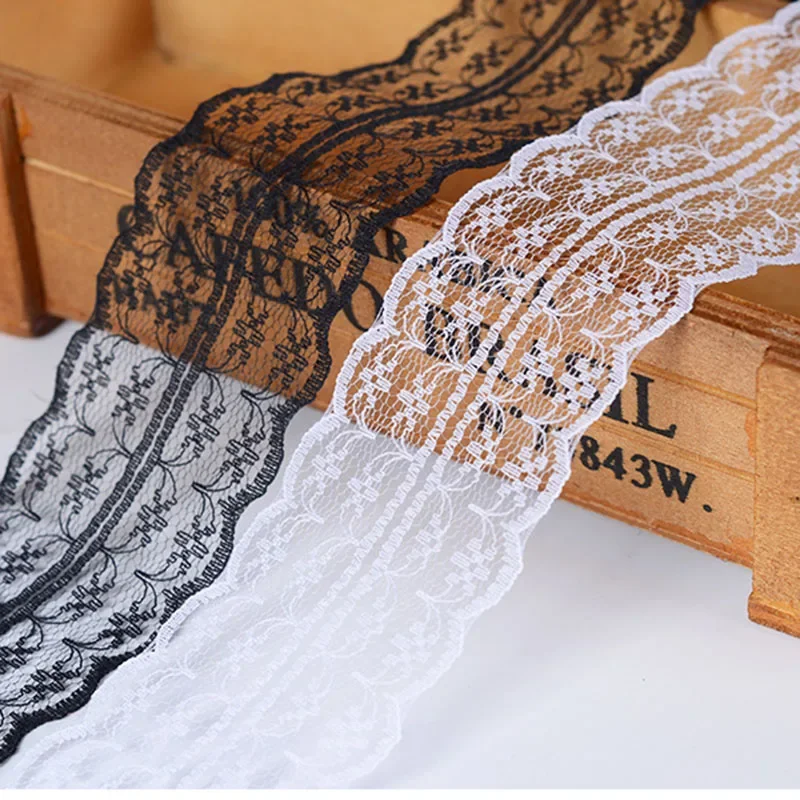 Lace Ribbon 10Meters/Roll 43mm Handmade Material DIY Apparel Sewing Fabric
