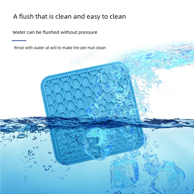 Pet Lick Silicone Mat Pet Slow Food Plate Dog Bathing Distraction Silicone Dog Sucker Food Training Dog Feeder Supplies for Dogs 3