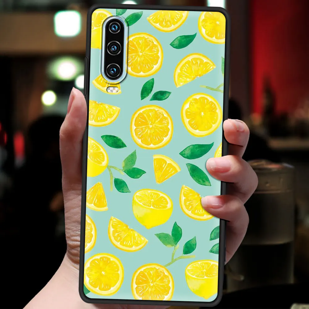 Mediterranean Lemon Soft Phone Case Cover