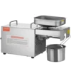 VEVOR Electric Oil Press Machine, 700W Stainless Steel Oil Extractor Machine, 140℃ Constant Temperature, Hot Press Oil Expeller 1