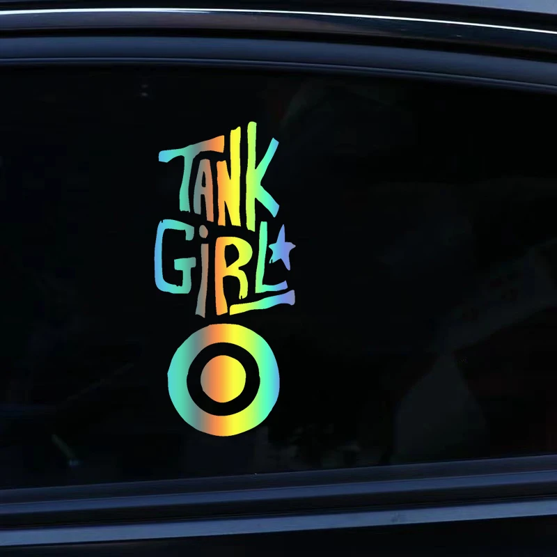 

CK22125# 9x20CM Die-Cut Vinyl Decal For Tank Girl Car Sticker Waterproof Auto Decors on Bumper Window Laptop