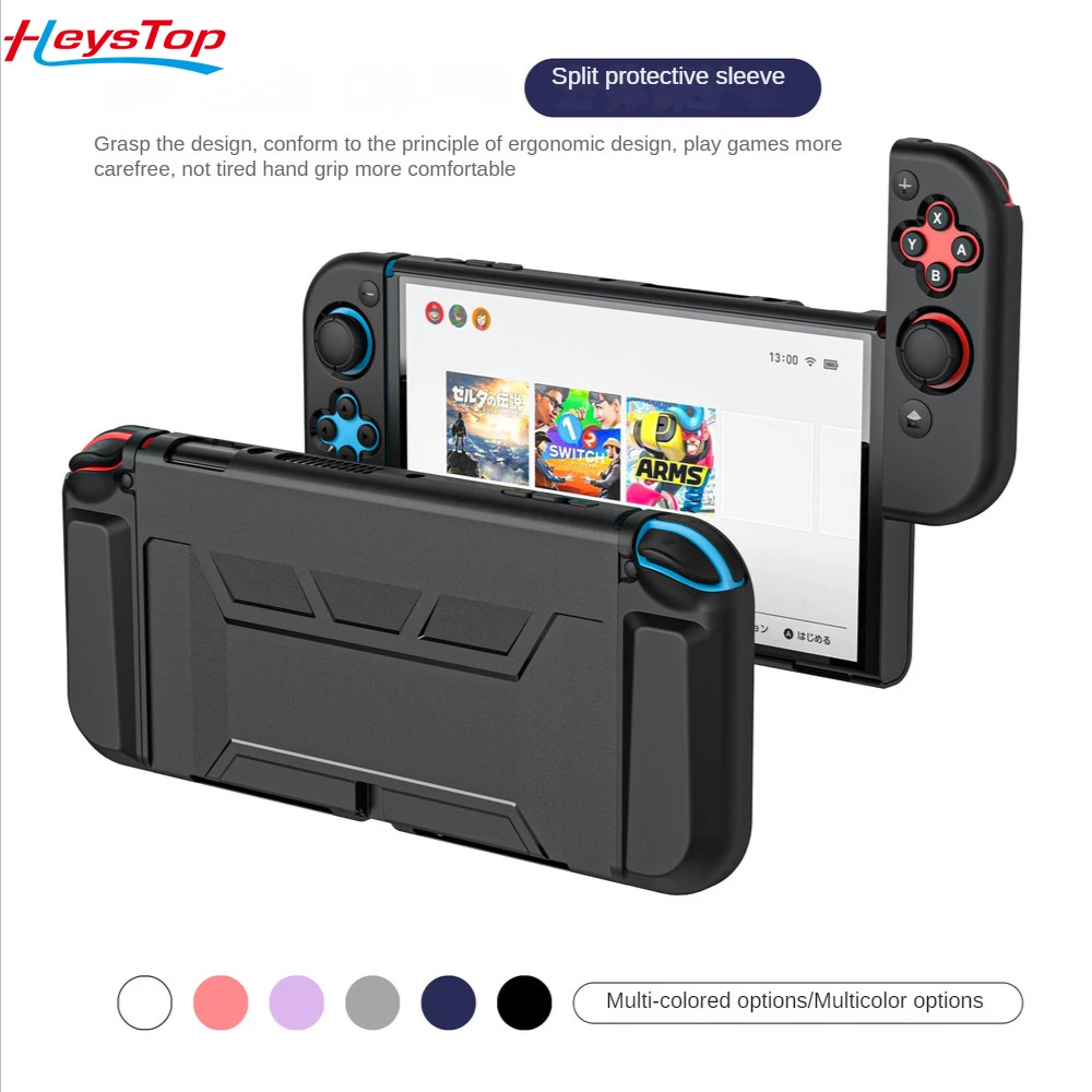 Heystop 2022 Nuovo Interruttore Custodia Oled Per Nintendo Switch Oled Cover Posteriore Switch Oled Tpu Ns Oled Gaming Custodia Protettiva