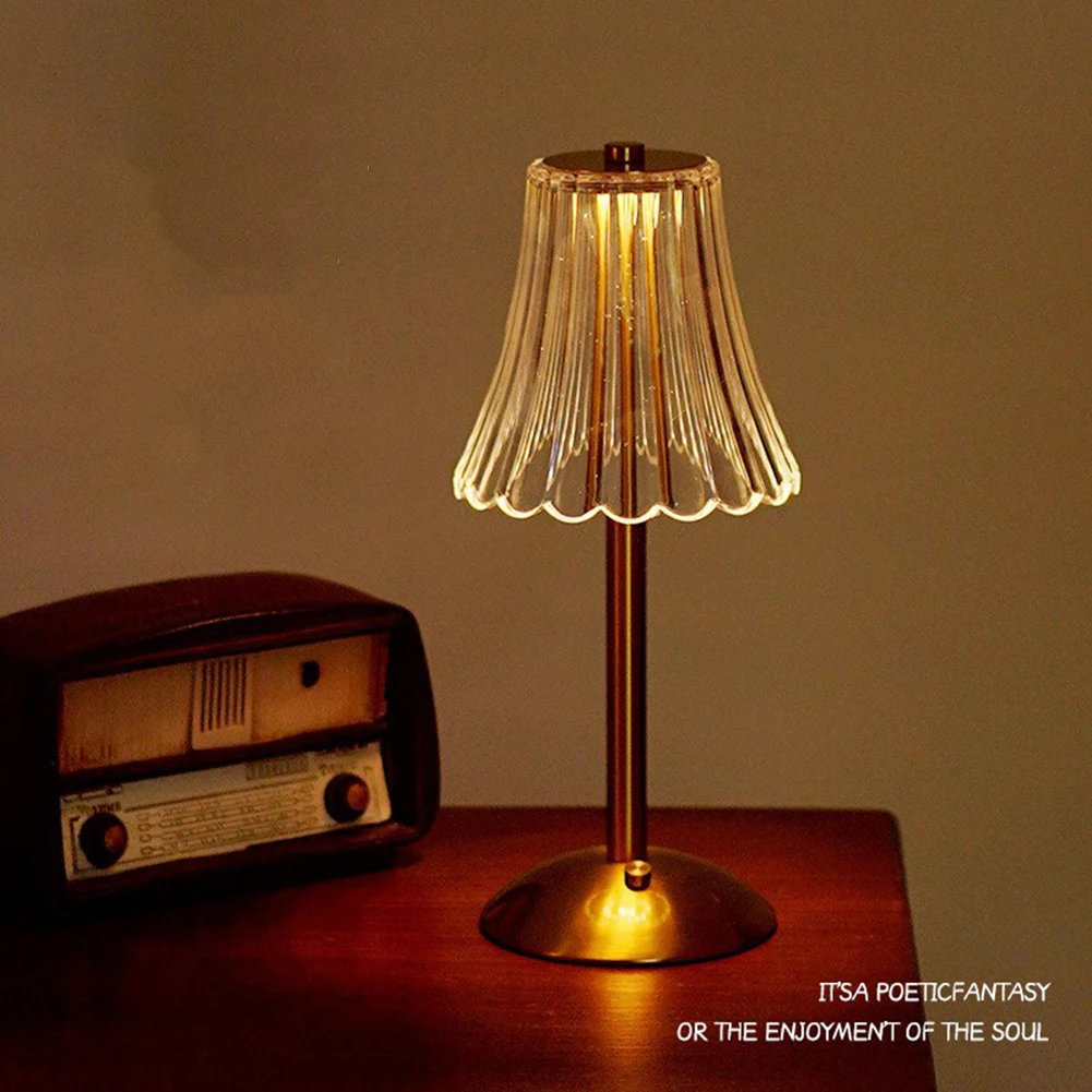 Dimmable Bedside Lamp Rechargeable 3 Color Modes Cordless Table Lamp Touch Desk Light for Bedroom Living Room Bathroom Hotel Bar