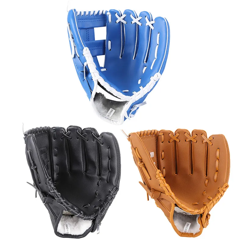 Outdoor Sports Baseball Glove Softball Practice Equipment 9.5/10.5/11.5/12.5 Inch Left Hand For Kids Teenagers Adults Training