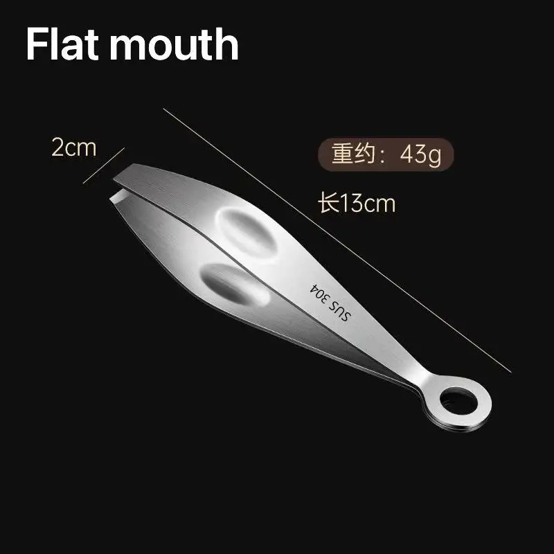 Kitchen clip 304 stainless steel hair plucking device kitchen fishbone bone clip to remove chicken and duck hair poultry tweezer