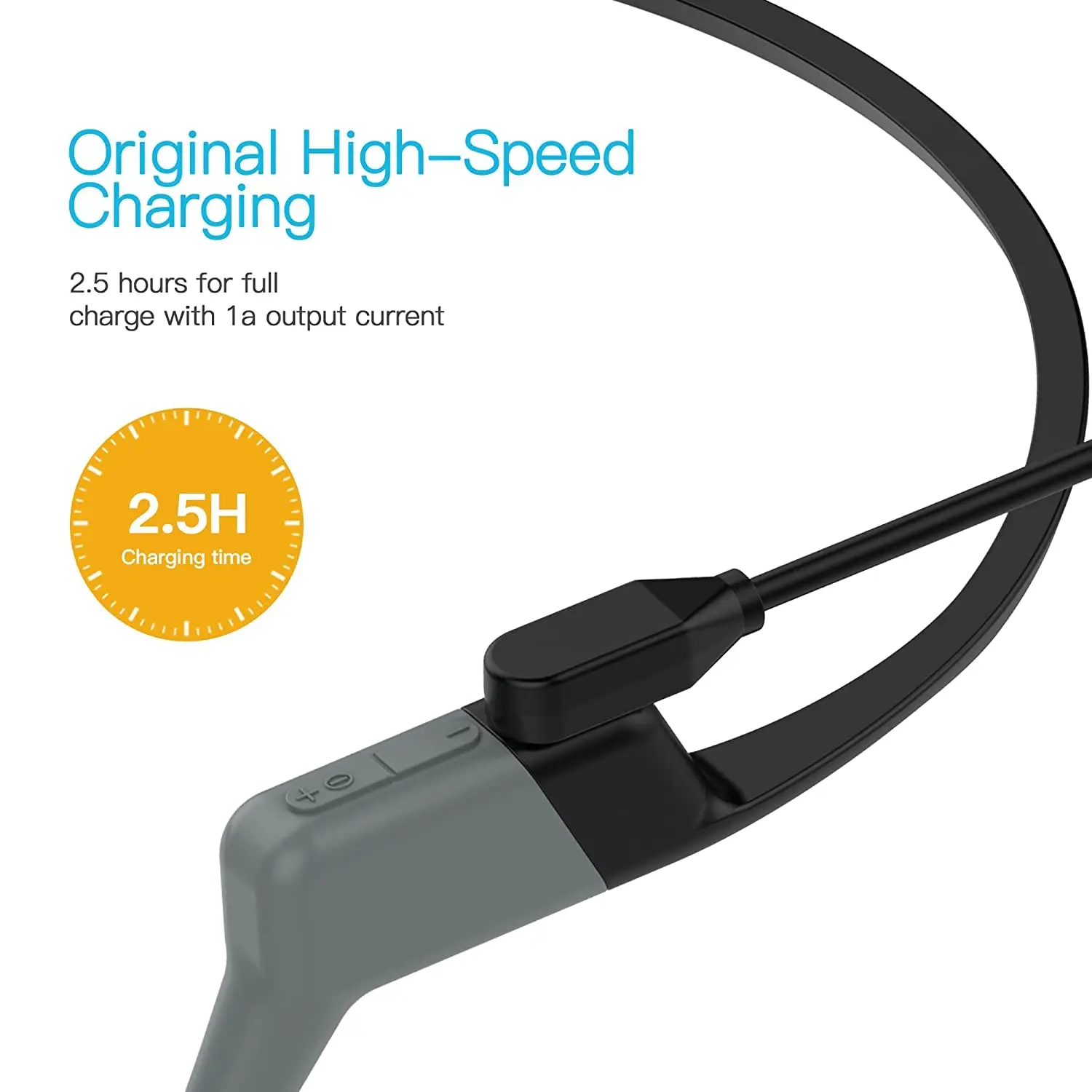 FYOUNG Câble De Charge Avec 2 Adaptateurs De Type C Pour SHOKZ OpenSwim Pro, Cordon De Charge Magnétique USB à 4 Broches Pour Casque Shokz OpenSwim Pro à Conduction Osseuse
