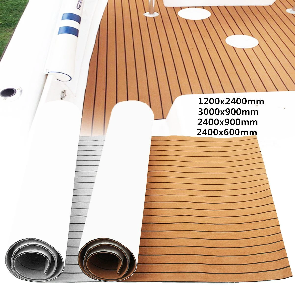 600 3000mm EVA Foam Boat Flooring Teak Foam Decking for Boats EVA Foam