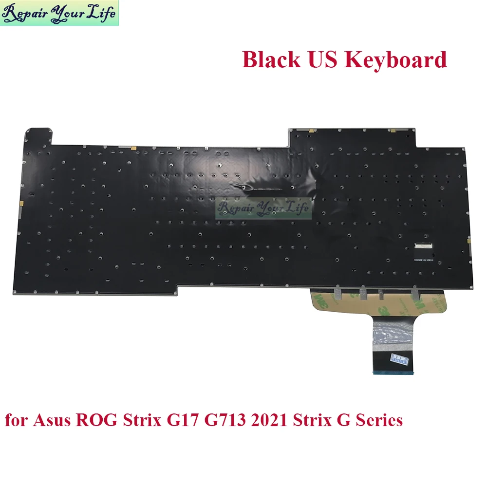 Teclado Retroiluminado Rgb dos Eua para Asus Rog Stirx G17 G713 G713qr G713rx G713rs G713rc 2023 Strix g Série 0knr0691dus00 V202926fs1 - Imagem 6