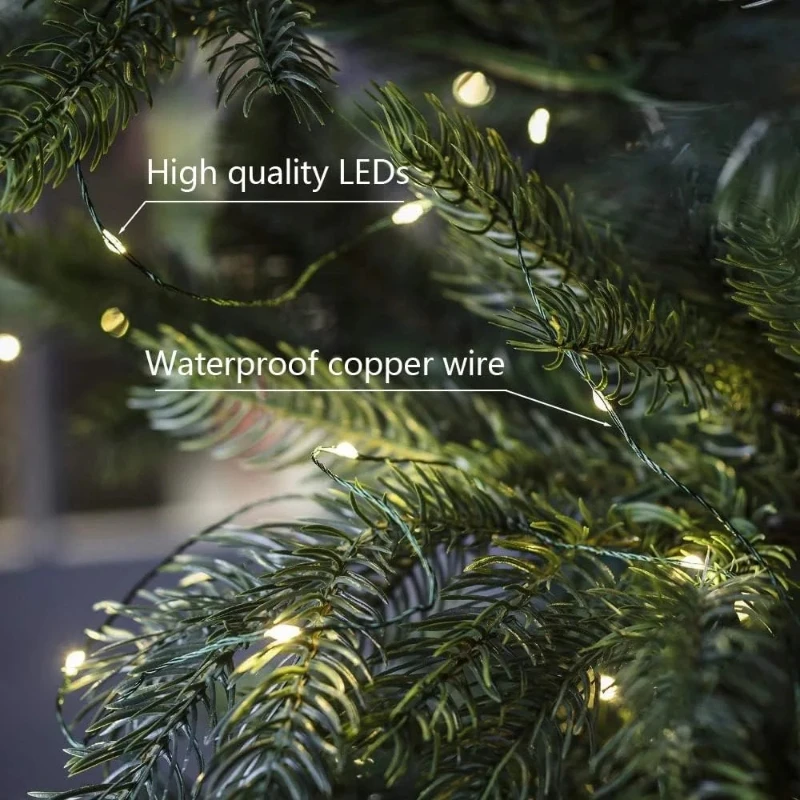 1000LED Fairy String Lights Christmas Garland Outdoor Decor Lights Waterproof with Remote for Tree Street Wedding Party