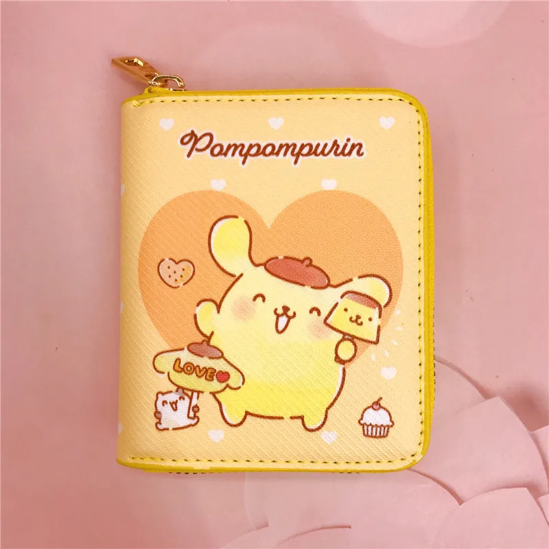 Cartoon Sanrio Hello Kitty & Kuromi Kompakte Geldbörse – Stilvolle Geldbörse mit Reißverschluss, Schlüssel- und Kartenhalter, strapazierfähiges Kunstleder – Detail 12
