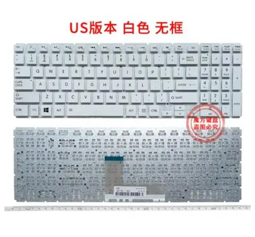 

Белая клавиатура US для Toshiba Satellite L50-B L50D-B L50T-B L55-B L55D-B L55T-B L55DT-B S50-B