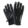 Golovejoy Warm Cycling Gloves Zipper Touchscreen Waterproof Windproof Plus Velvet Wear-Resistant Mittens For Men Riding Running 1