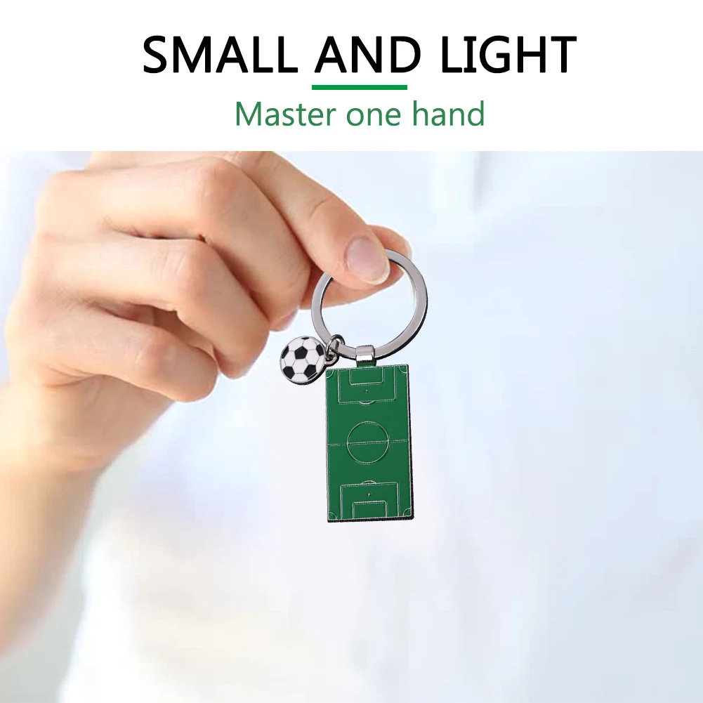 Football Key Ring Sports Souvenir Club Fans Keyring Metal for Party Favors Pendant Accessories Jewelry Football Fans Gift