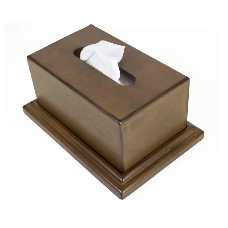 

American Furniture Classics 434 Wood Tissue Box with Hidden Gun Compartment