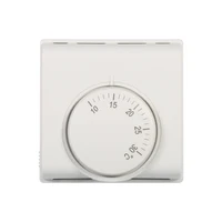 Contrôleur de température mécanique d'ambiance 220V, interrupteur de Thermostat réglable pour climatisation centrale, nouveaux accessoires ménagers 1