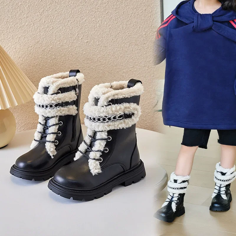 Cotton Kids Snow Boots Autumn Winter