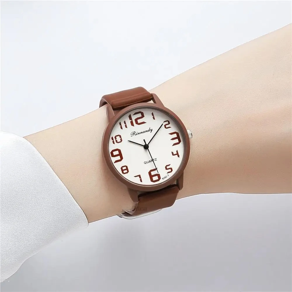 Women Sports Watches Casual Silicone Band Arabic Dial Quartz Wristwatch Ladies Clock Reloj Mujer - 4