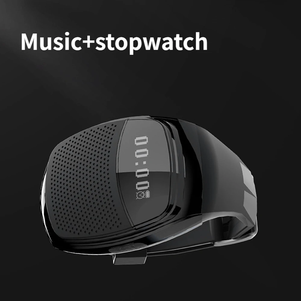 B90 Running Wrist Hand Buetooth Watch Portable Loudly Speaker Sports Music FM Radio Support 8GB 16GB TF Memory Card_voghion.com
