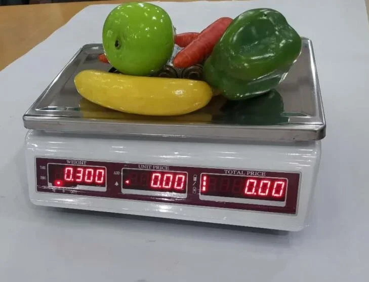 30kg Supermarket Weighing Scales Price Computing Precision Scale fruit and vegetables Electronic Scale