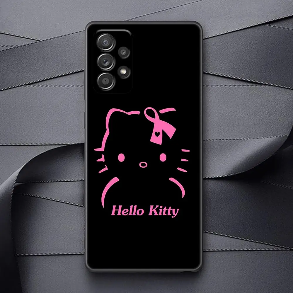 thumbnail image 1 of Funda trasera de silicona para Samsung Galaxy, carcasa bonita de Hello Kitty, Gato rosa, A33, 5G, A52, A53, A72, A73, A52S, A71, A32, A33, A34, A54, A51, A25, A42, 1 of 5