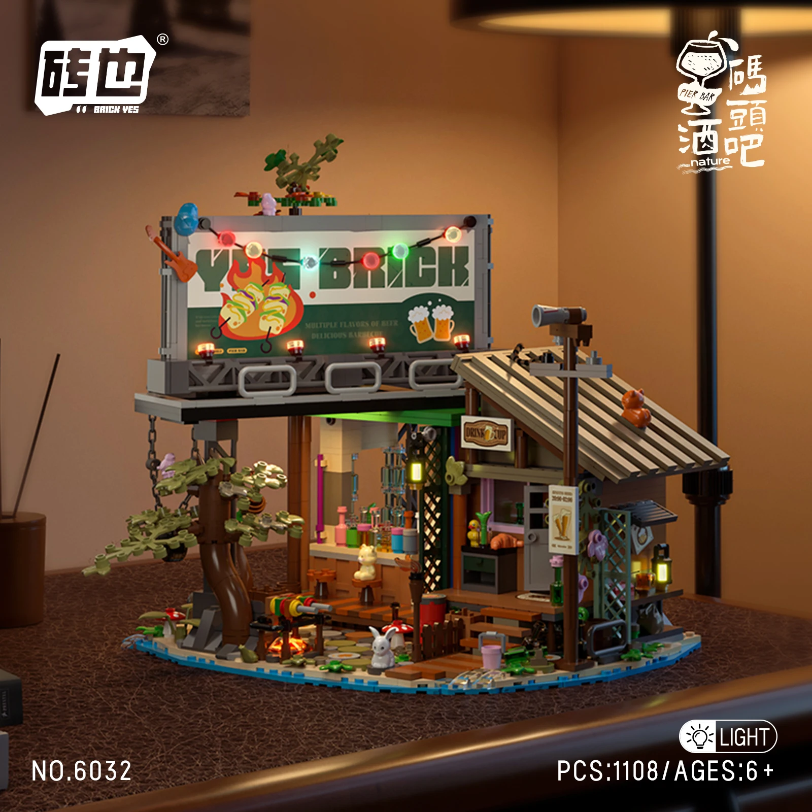 LED Building Blocks Set with Lights for Adults and Kids