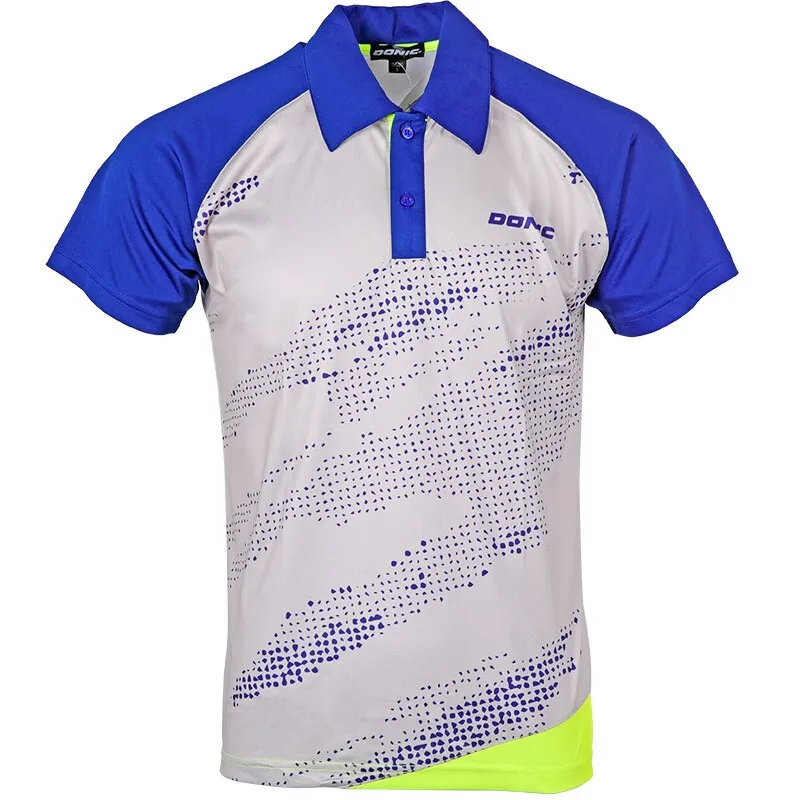 Donic collar polo Table tennis clothes sportswear jersey men women Sport tops quick dry short sleeve