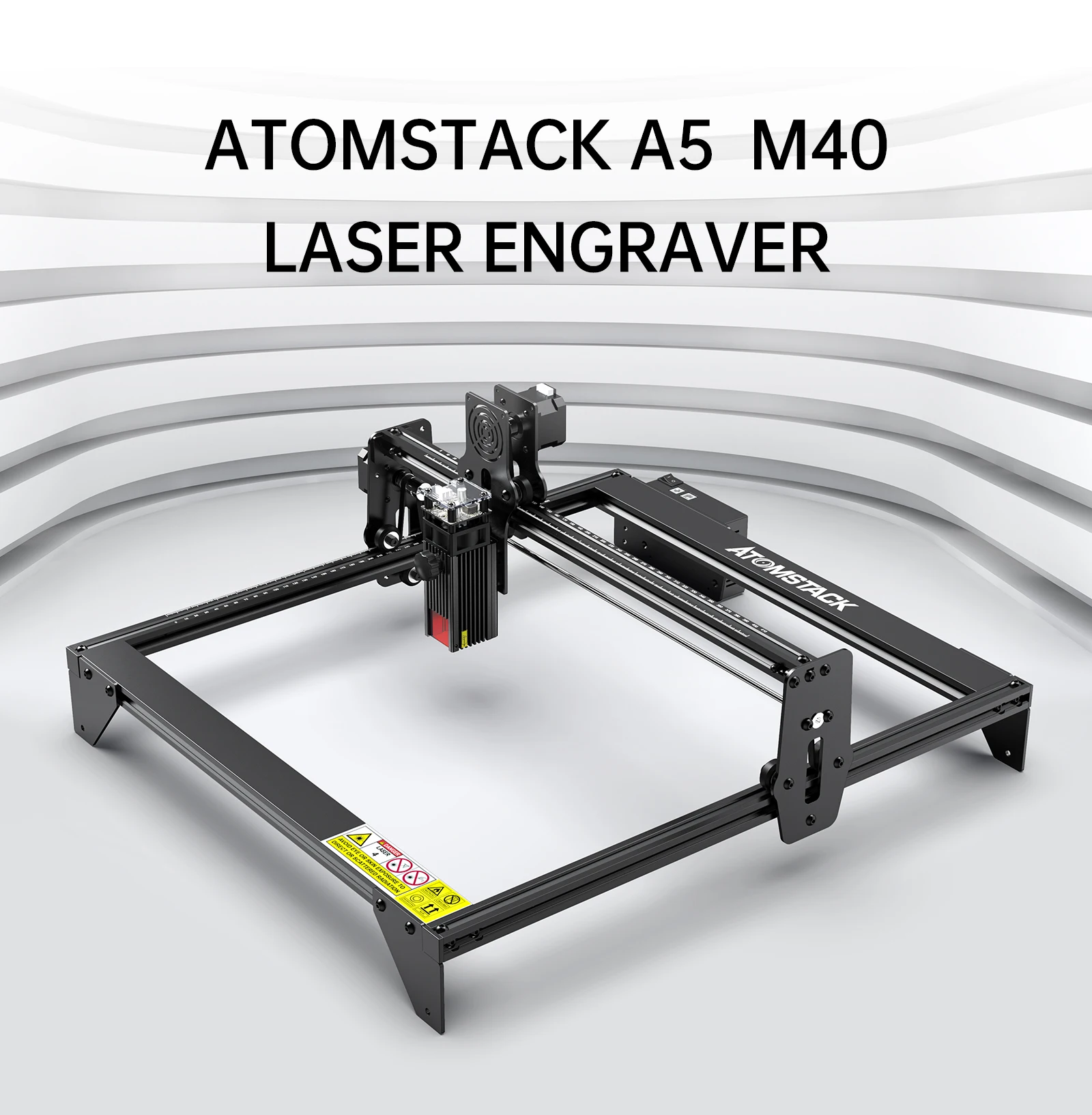 

ATOMSTACK A5 M40 Eye Protection Laser Engraving Machine Optical Power 5.5W 410x400mm Engraving Interval Metal Engraving