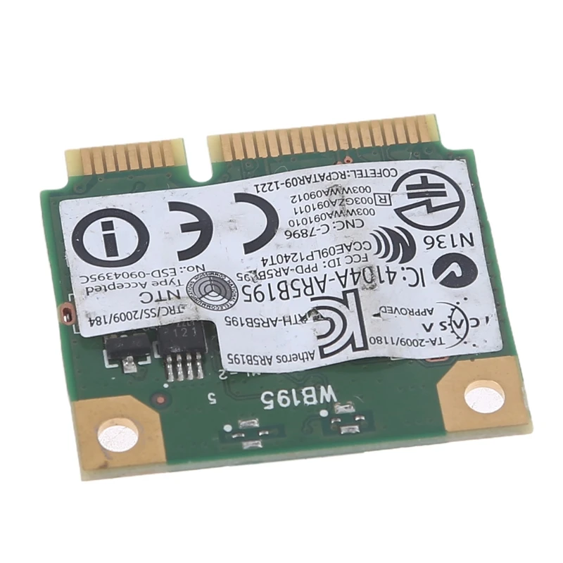 Dell Dw1702 Atheros Ar5b195 무선 및 BT 블루투스용 카드, 콤보 미니 카드 호환