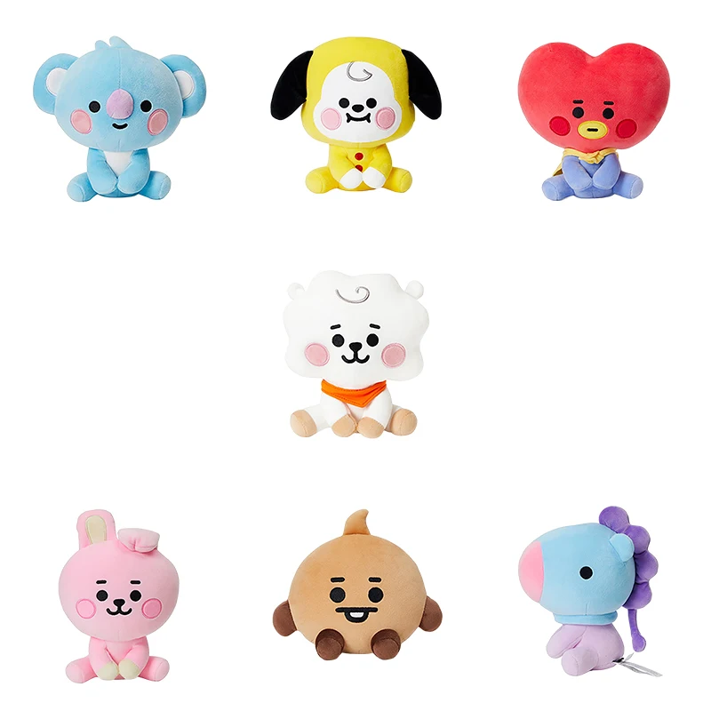 Korean Boy Group Cartoon BT21 Plush Toy RJ KOYA CHIMMY COOKY SHOOKY