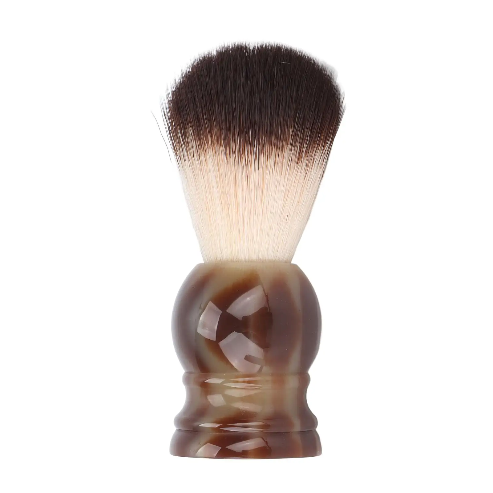 Portable Stylish Resin Handle Beard Shaving Brush-Ergonomic Design for home and Travel