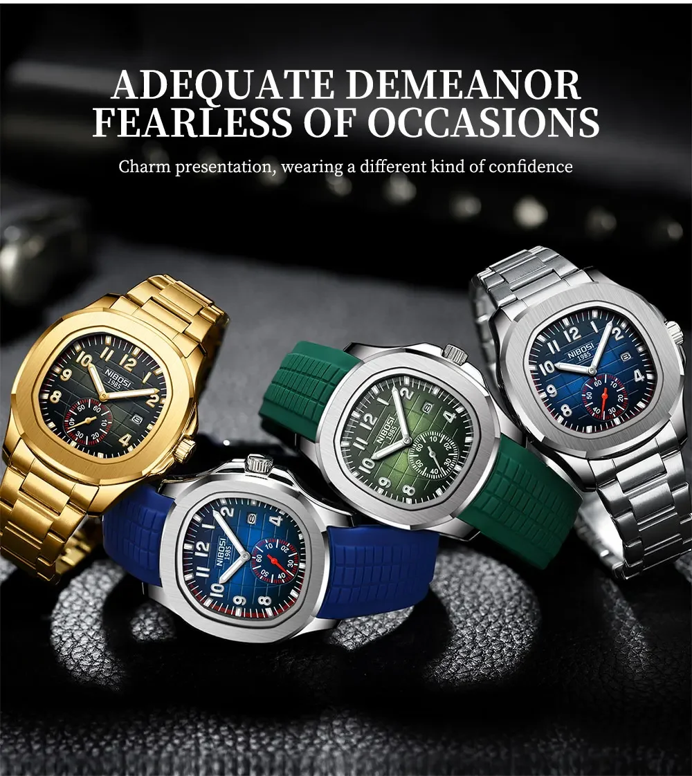 Waterproof & Quartz Watch 2653 Nibosi
