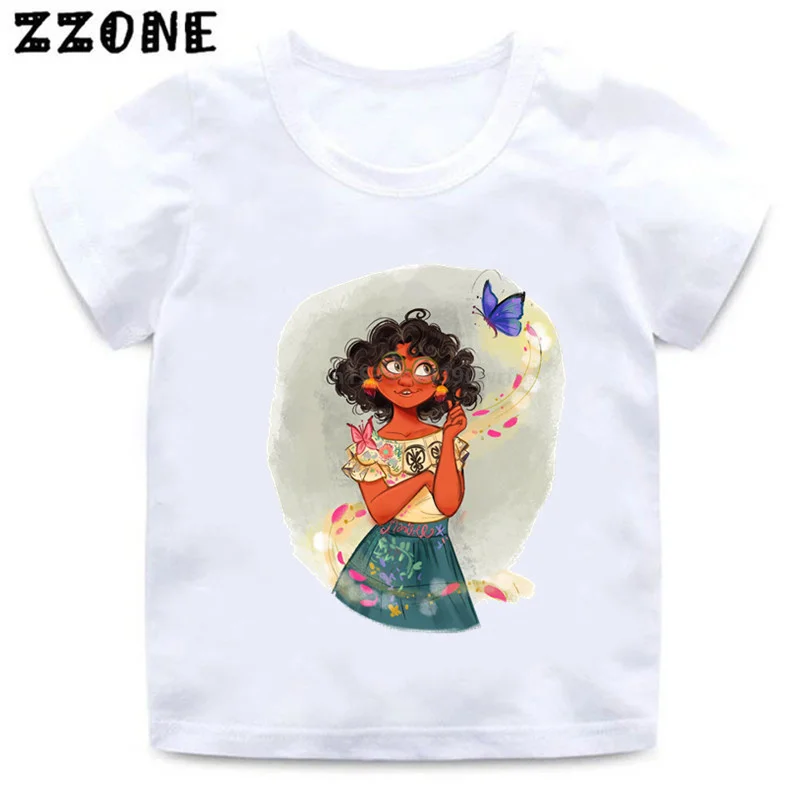 New Encanto Mirabel Graphic Cute Girls Clothes Disney Kawaii Kids Funny T-Shirts Baby Boys T shirt Summer Children Tops,ooo5492 children's t shirt with animals	
