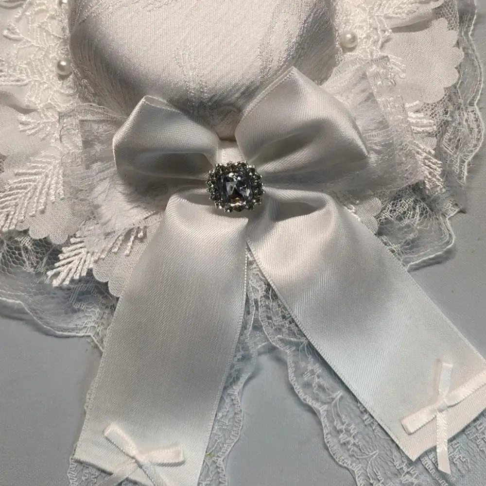 1PC Gothic Lolita Style Hair Clip Black Lace Ribbon Bow Hair Clips For Girls Harajuku Y2K Bow Clips Fashionable Hair Accessories